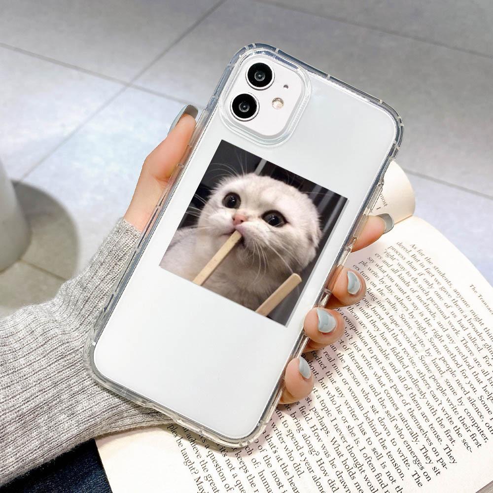 Чехол с изображением кота для Iphone 13 Pro Max, чехлы Fundas Iphone 11 12 Pro Max XR 7 8 SE 2020 X Xs 6 6s Plus 13 Mini SE 2 3, противоударный чехол