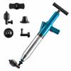 1 Set Toilet Plunger Powerful Toilet Pipe Unclogger Stainless Steel Floor Drain Unclogger for Bathroom Kitchen