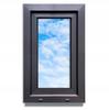 Okno Pcv Antracyt 50X80 Lewe Nowe 500X800 Mm Rozwierno-Uchylne Dwuszybowe