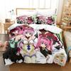 Аниме Yami To LOVE-Ru Постельный комплект Пододеяльник Комплект для кровати Покрывало Наволочка Одеяло Кинг Размер Королева Размер Мальчики Взрослые