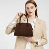 2025 Autumn Women's Bag High-quality Matte Cowhide Tote Bag, Versatile High-end Suede Messenger Handbag Women
