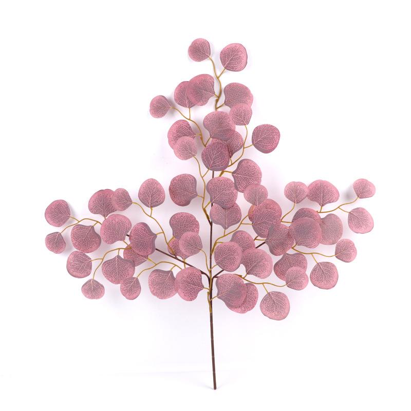 New 65cm Eucalyptus Leaf Vine Decoration Vase Wedding Bouquet Artificial Eucalyptus Artificial Plants Photography Props