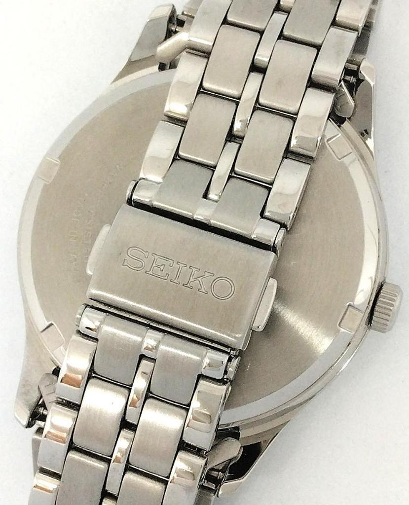 [USED] Used Seiko Day-Date Men's Watch with Solar Battery (107085)