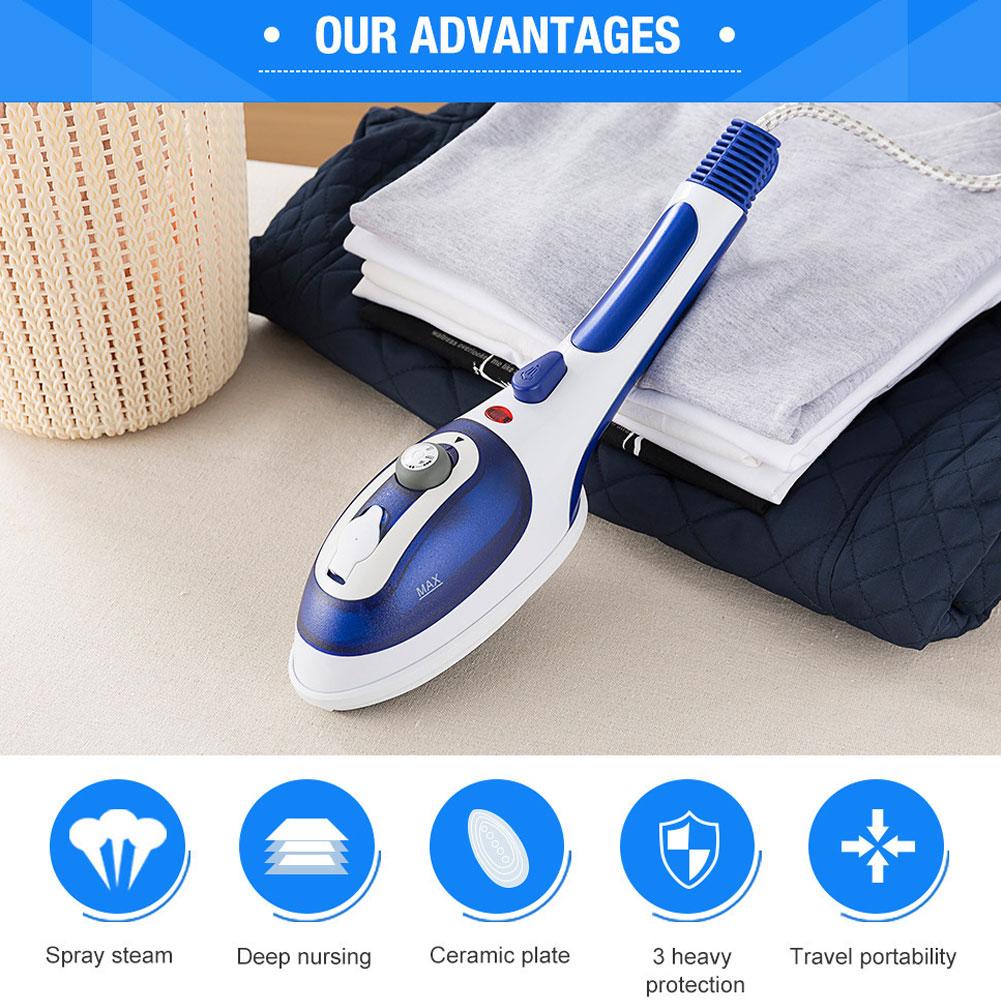 Portable Household Eletric Garment Steamer Clothes Fabric Heat Wrinkle Remover ToolUS Plug 110V