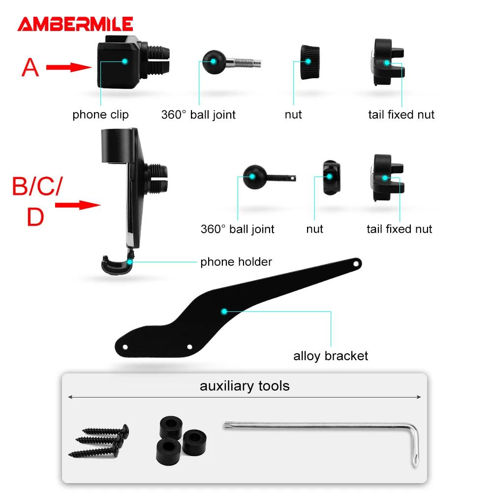 For Mini Cooper R50 R52 R53 Car Steering Wheel Mobile Phone Holder Auto Interior Decoration Mount Click Accessories High Quality