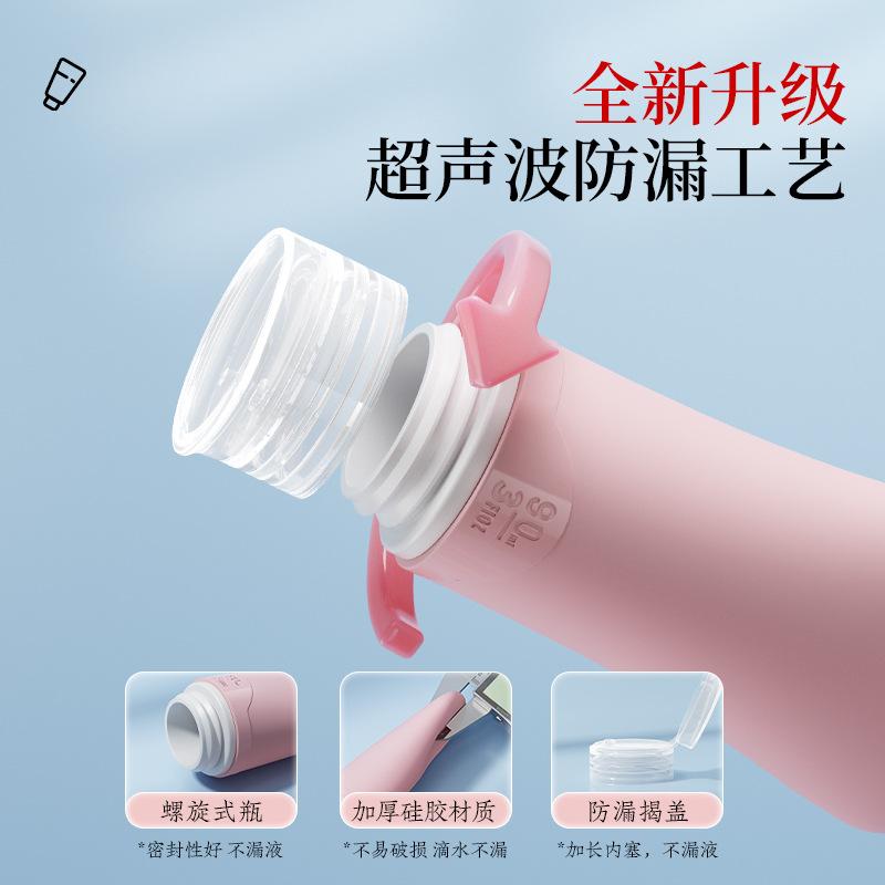 3 Packs of Silicone Sub-bottles, Business Trip Skin Care Products, Cosmetics, Body Wash, Shampoo, Press Storage Bottle