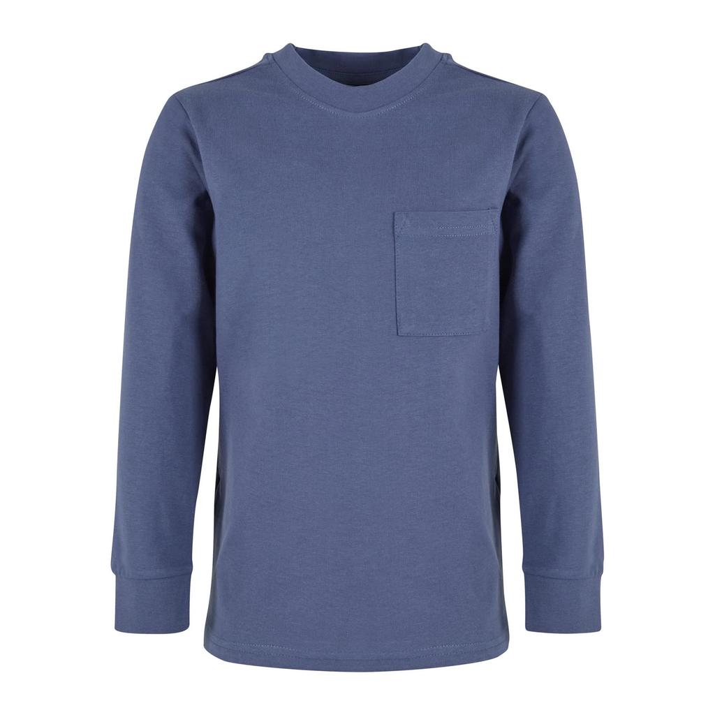 Urban Classics Boys Heavyweight Pocket Oversized Long-Sleeved T-Shirt