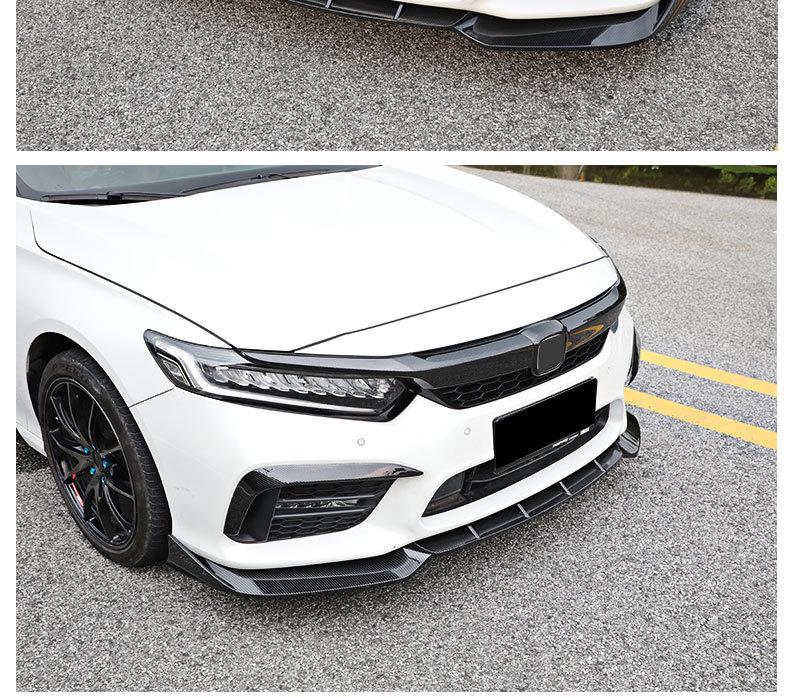 Совместимо с моделями Honda Inspire/Accord 2019 года: Передний сплиттер, Пороги, Задний и Верхний спойлеры, Жалюзи. Комплект обвеса.