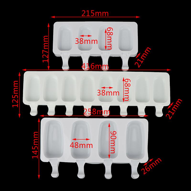 Силиконовая форма для мороженого Magnum Silicone Mold Diy Ice Tray Popsicle Mold