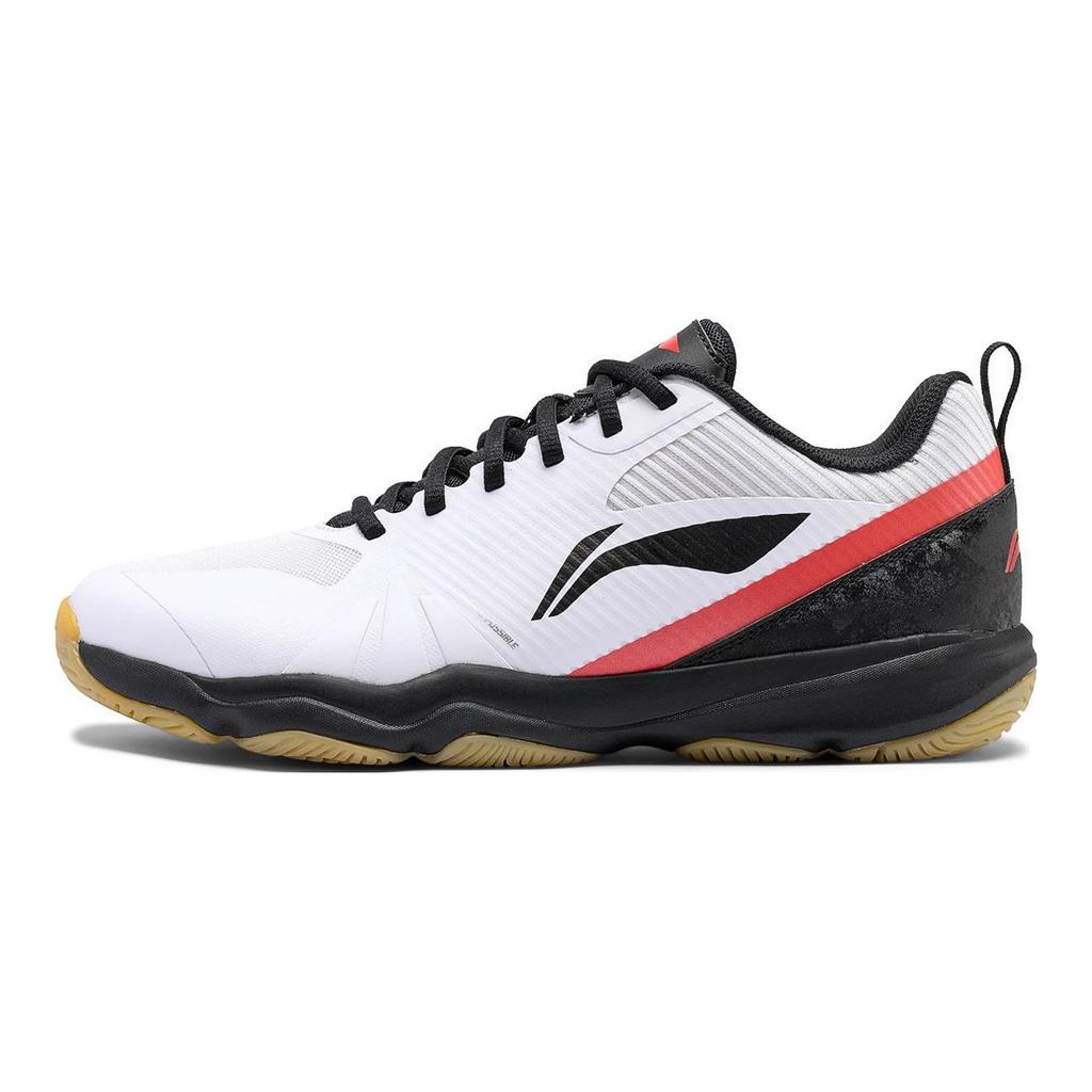 Кроссовки для бадминтона Li Ning CS16 с нескользящей подошвой, износостойкие, унисекс, белые, черные, красные, AYTS057-2