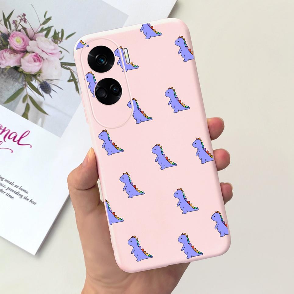 Для чехла Funda Honor 90 Lite Honor 100 Pro Honor100 5G Задняя крышка Узор Астронавт Корова Чехол Мягкий силикон Huawei Honor90 Lite