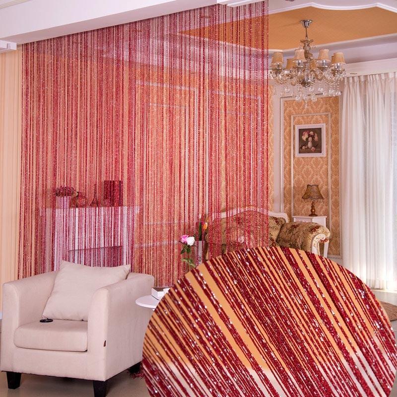 200x100 см блестящая кисточка, занавеска для двери, окна, комнаты, перегородка, занавеска, украшение для дома