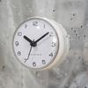 Anti-Fog Sucker Wall Clock Plastic Wall Watch Battery Powered Quartz Table Clock  Decoration