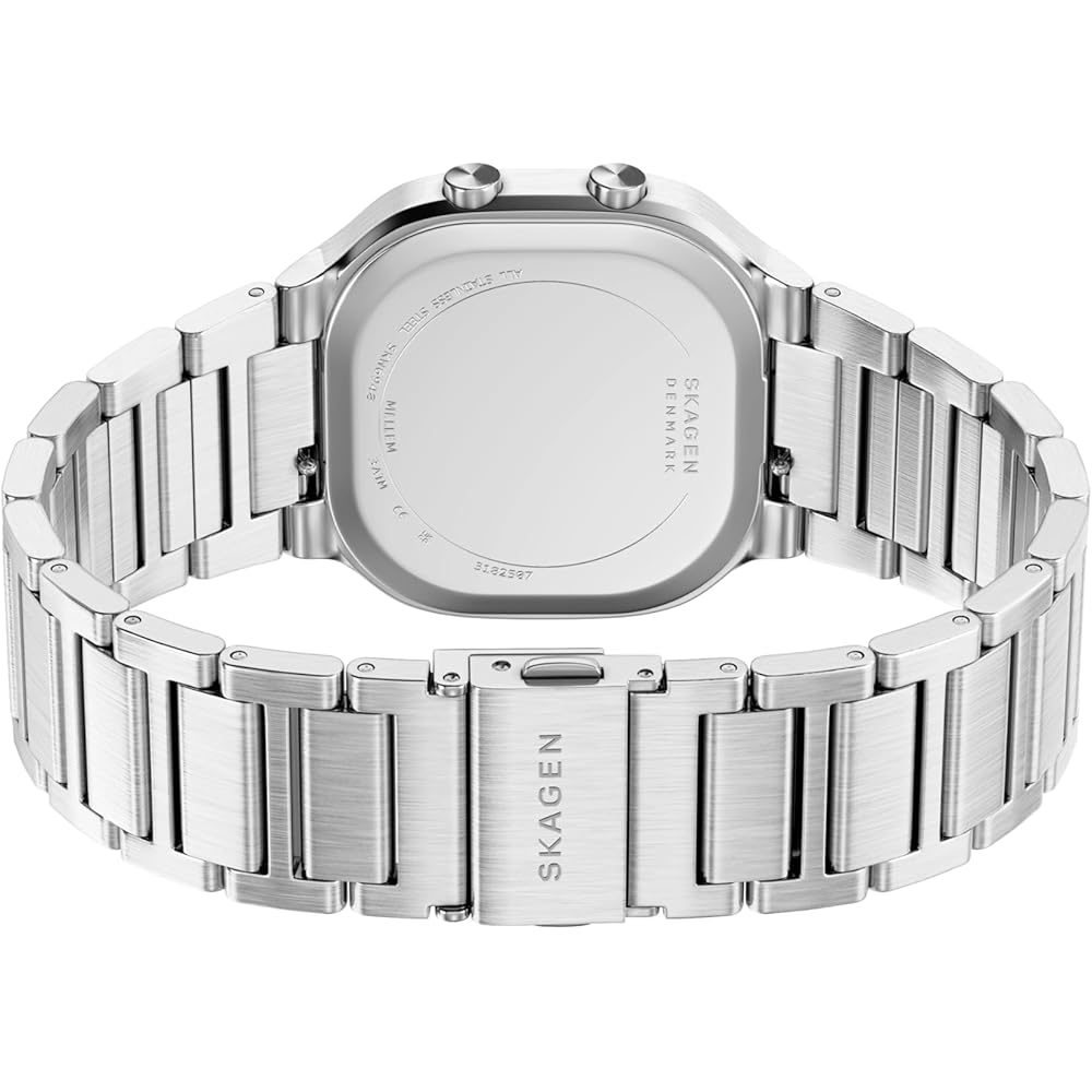 Мужские цифровые часы Skagen из нержавеющей стали SKW6948