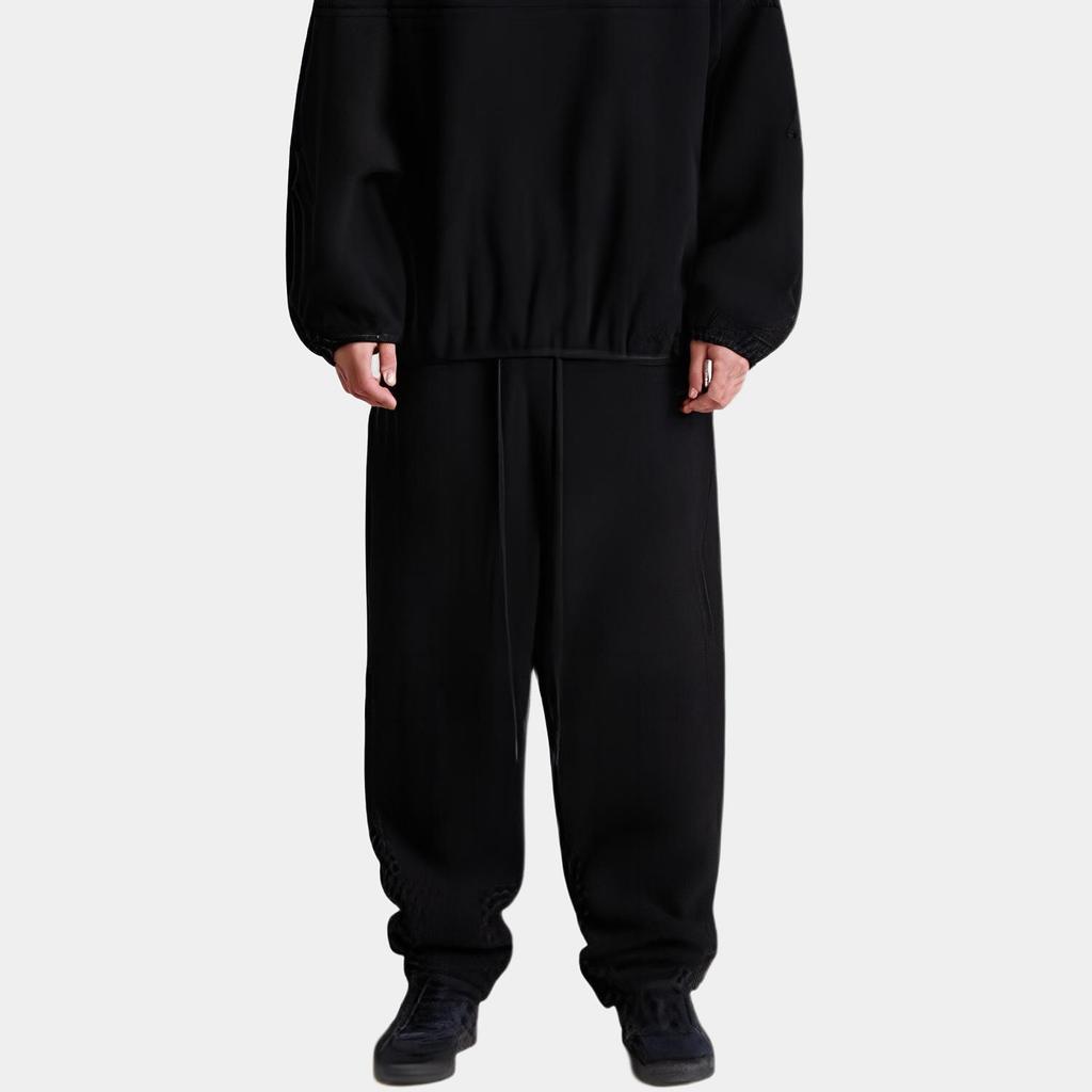 Fear of God Essentials Штаны из поларфлиса, цвет черный, мужские, низ 130SP244254F
