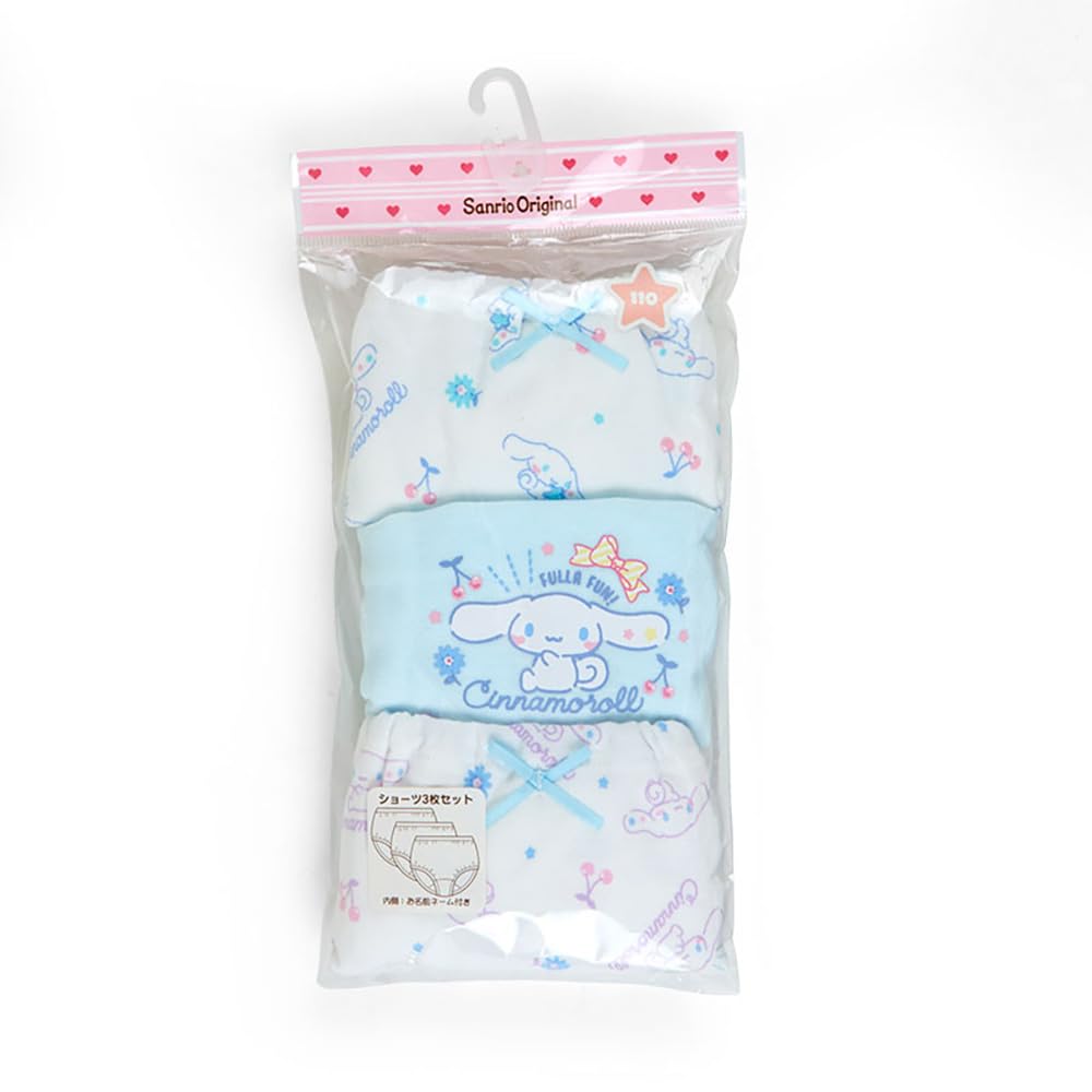 Детские шорты Sanrio, набор из 3 шт., 110 см, персонаж Cinnamoroll 493953
