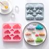 Форма для выпечки шоколада в виде облака разных размеров, силиконовая форма в виде геометрического кубика льда, конфет, печенья, желе, декора торта, мыла, свечей, подарков