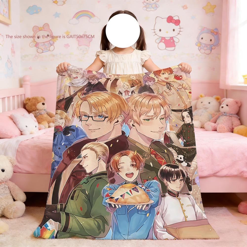 Плед Для Hetalia Мягкий Плед для Пикника Мира Кровать Диван Дом Группа Спальня Уютный Теплый Звезды Комфортный