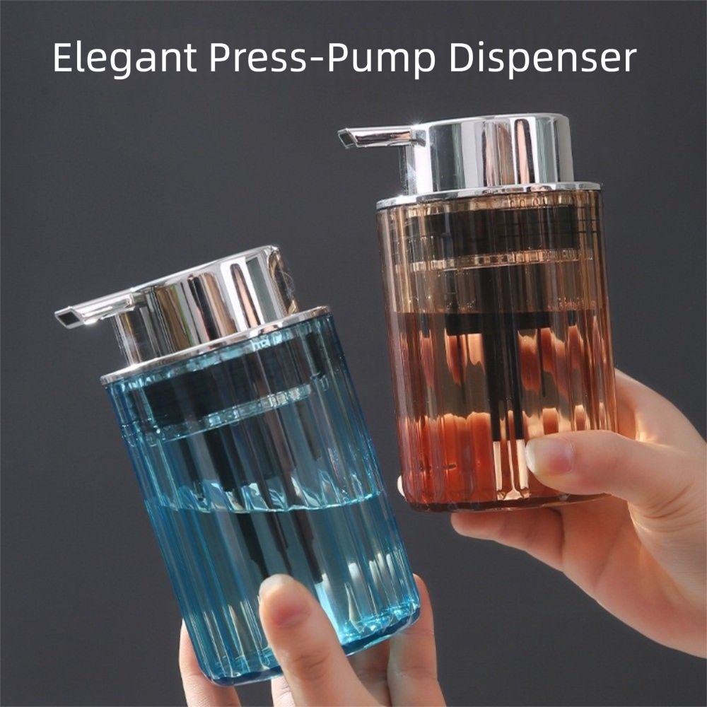 Refillable Liquid Foaming Bottle Clear Dish Soap Container Foam Maker Mousse Bottle Shower Gel