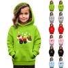 Толстовки для девочек-подростков, худи с длинным рукавом и кулиской, милые худи оверсайз на Рождество