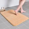 Ванная комната Коралловые бархатные коврики для ванной Абсорбент Нескользящий Абсорбент из пены с эффектом памяти Моющийся коврик для туалета