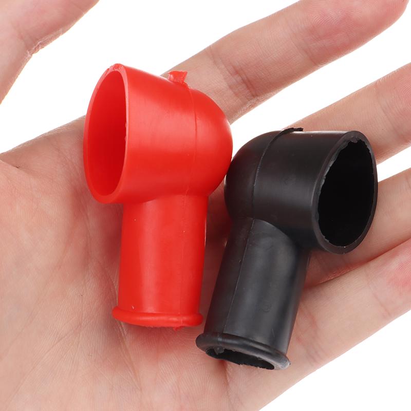 Universal Car Battery Terminal Protective Covers Round Insulating Caps Protector