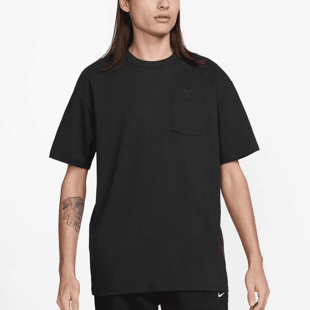 Nike Футболки Мужские Черные С Круглым Вырезом Умеренный Прямой Крой DQ9296-011
