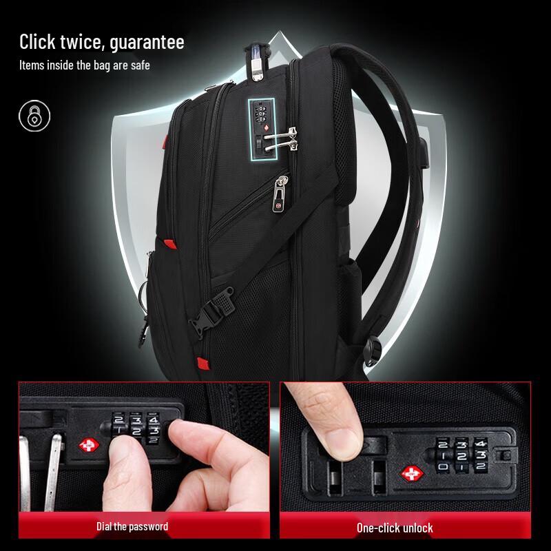 CROSSGEAR Swiss Army Style Large Capacity Laptop Backpack