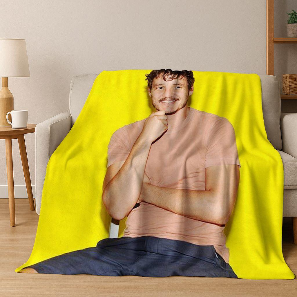 Jose Pedro Balmaceda Pascal Star Flannel Blanket Soft Warm Blanket for Bedroom Living Room Bed Travel Camping Picnic Gift