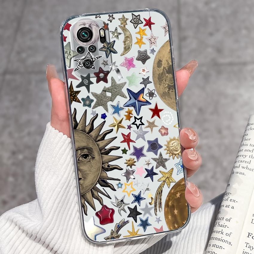 Милый чехол для телефона с котенком для Redmi Note 10 9 8 7 6 5A Pro 9T 8T 7S 10Lite Мягкий чехол Защитная пленка для экрана Высокое качество Пылезащитный чехол для Redmi Прозрачный чехол