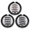 3D Magnetic Eyelashes with 4/5 Magnets Handmade Makeup Mink Eyelashes Extended False Eyelashes Reusable False Eyelashes