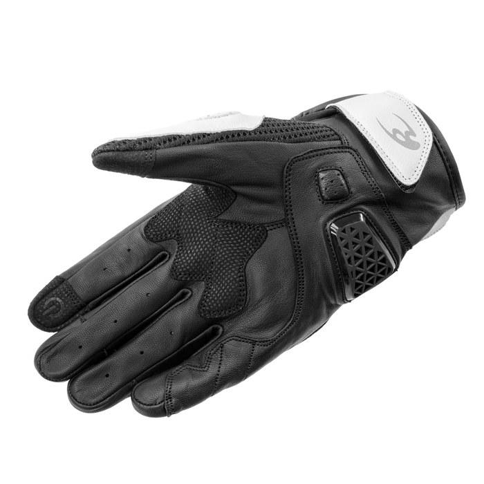 Komine GK-267 Shotgun Mesh Gloves (White, XL)