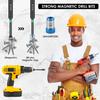 12 шт. высокопрочных и сильных магнитных бит, противоскользящие магнитные сверла D1, ударное крестовое бита с шестигранным хвостовиком 1/4 дюйма, ударопрочная ударная отвертка