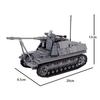 MOC Toys Модели Техники Танков WW1 WW2 Строительные Блоки Немецкий Американский Солдат Панцеры Противотанковое Орудие Мини Кирпичики Армейские Игрушки Детские