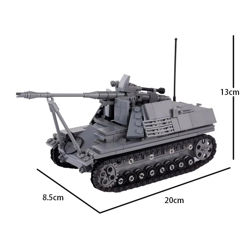 MOC Toys Модели Техники Танков WW1 WW2 Строительные Блоки Немецкий Американский Солдат Панцеры Противотанковое Орудие Мини Кирпичики Армейские Игрушки Детские