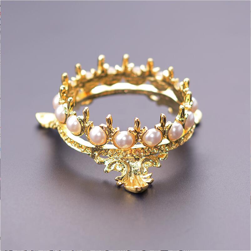 Держатель кисти для ногтей из сплава и жемчуга