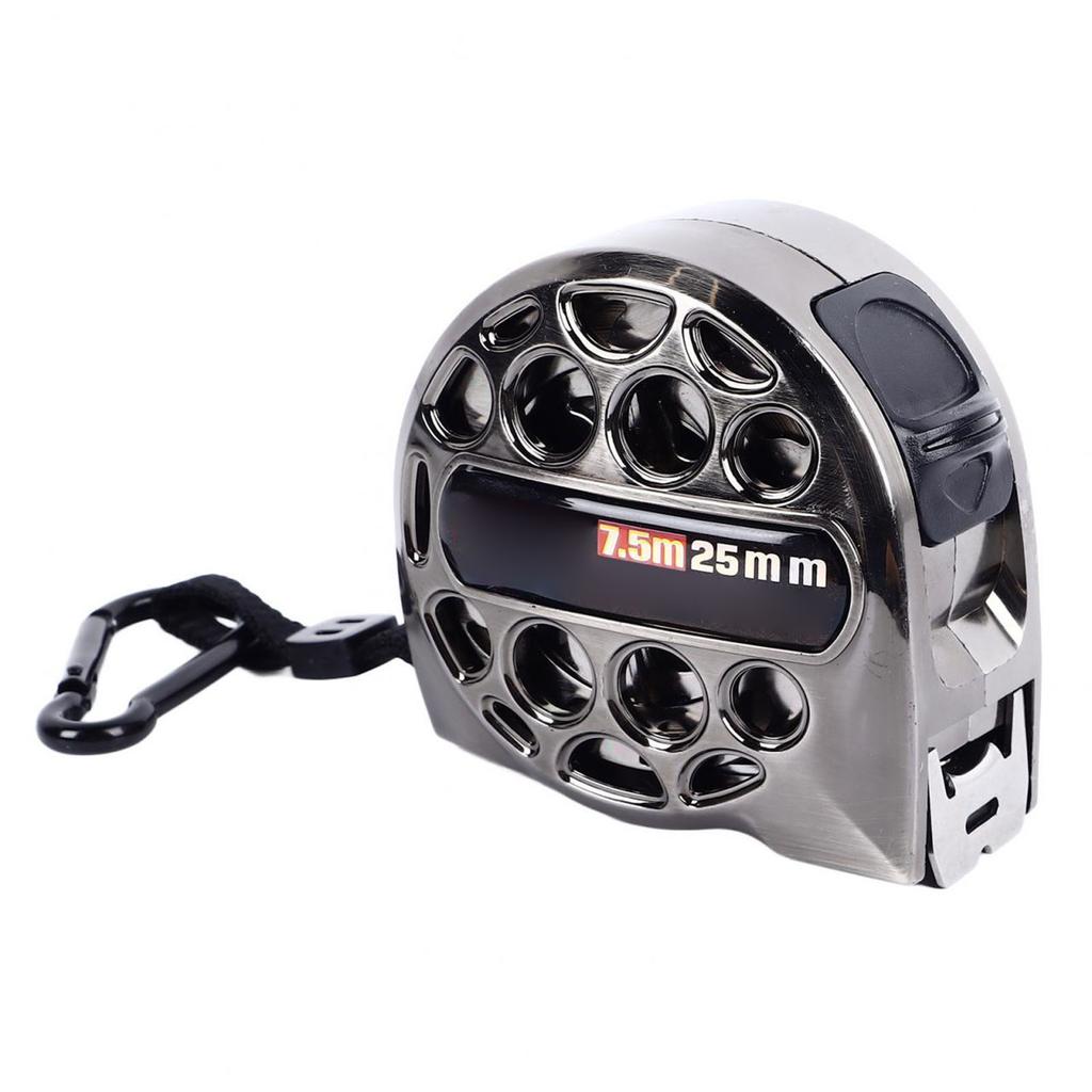 Полая стальная лента 25 футов Нержавеющая измерительная линейка с двухсторонней шкалой Водонепроницаемая Портативная