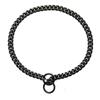 Stout Metallic Encryption Dog Ring Golden Chain Cuban Chain Dog Collar Pet Dog Necklace