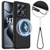 For Xiaomi 14T Pro Case Compatible with MagSafe Anti-Drop Liquid Silicone Phone Cover