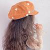 Children Dot Pattern Classic Retro Style Baby Cap Toddler Girl Autumn Bowknot Berets Hat
