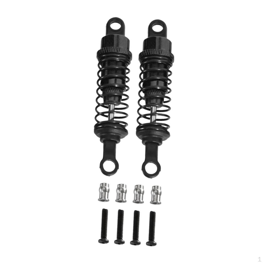 2 Pieces Hydraulic Shock Absorbers for RC Car 1/12 1/16 Replacement Upgrade Dampers Set Shocks