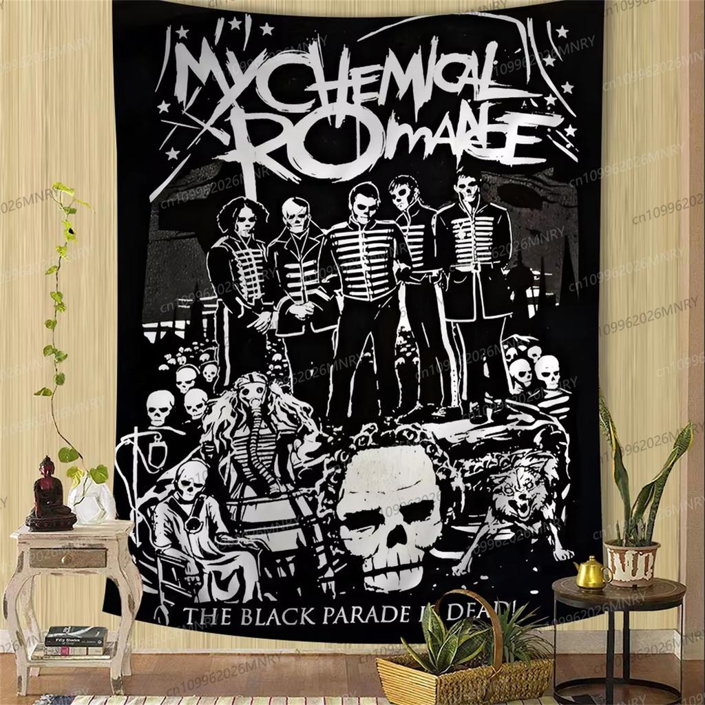 Моя CChemical RRomance Band Печатный Большой Настенный Гобелен Подвесной Таро Хиппи Настенные Ковры Комната Дешевый Хиппи Настенный Подвесной Гобелен