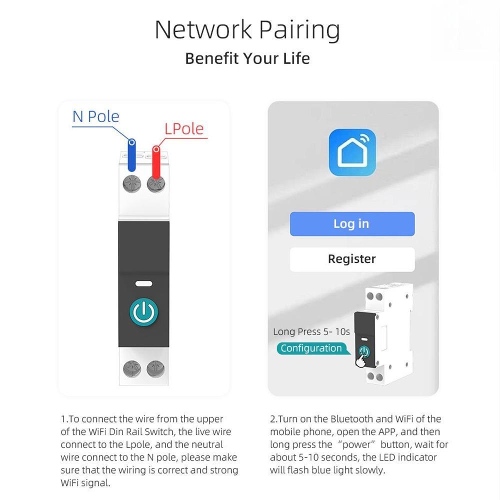 WiFi Интеллектуальный Автоматический Выключатель Беспроводные Пульты Управления Переключатель Мобильный Телефон Приложение Пульты Просмотр Домашний Автоматический Выключатель