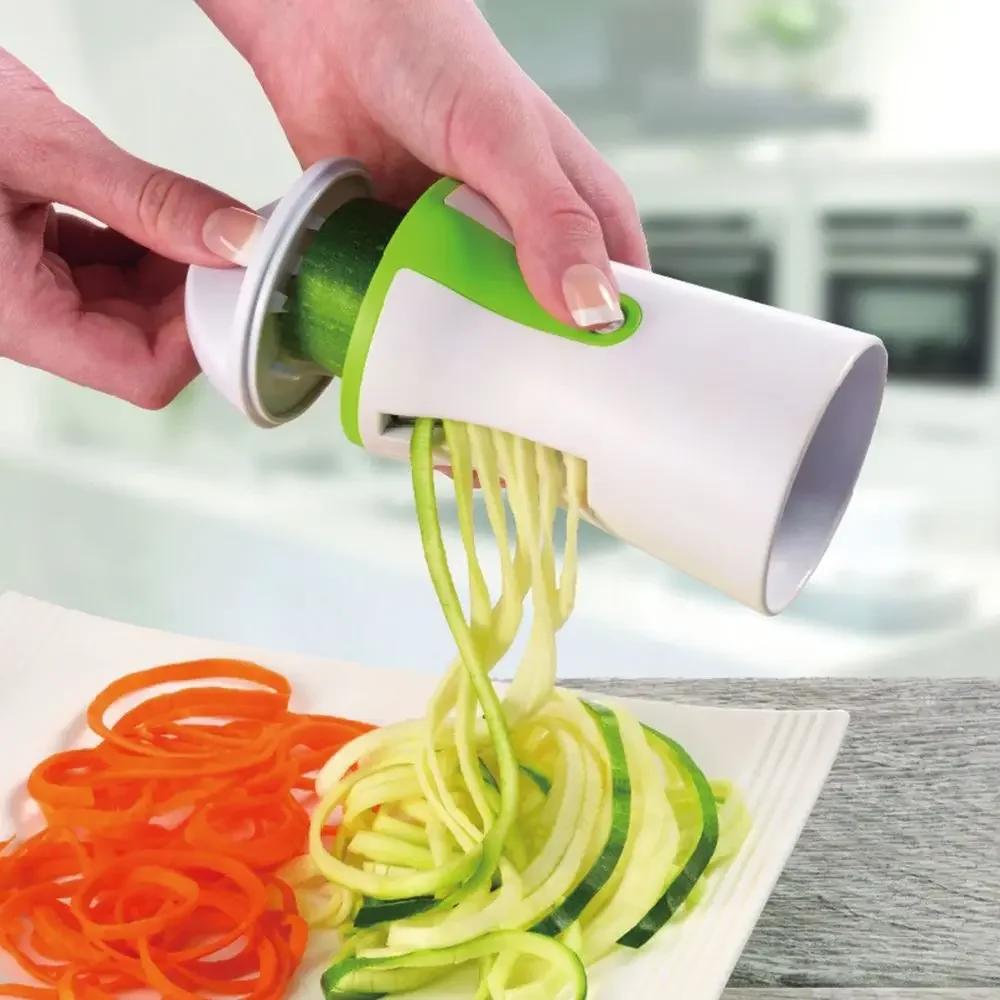 Kitchen Accessory Dining Pasta Tools Noodles Cutter Home. Spiralizer Zucchini Slicer Spiral Maker Bar Gadget Vegetable Gadgets