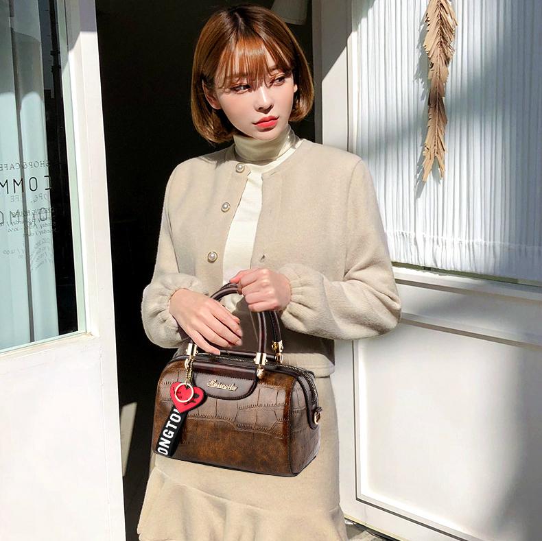 Женские винтажные сумки через плечо из искусственной кожи Маленькие сумки Tote Clutch