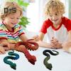 3D Printed Snake Toy Articulated Snake with Openable Mouth And Retractable Teeth Flexible Fidget Snake Toy for Adults Kids