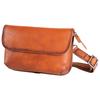 ПРИЯТНЫЙ ВЫБОР Мужская мини-сумка-сакош через плечо из натуральной кожи, Сумка через плечо для смартфона, Тонкая, Компактная, Простая, 2-way, 3-way (ОРАНЖЕВЫЙ, ОБЫЧНЫЙ)