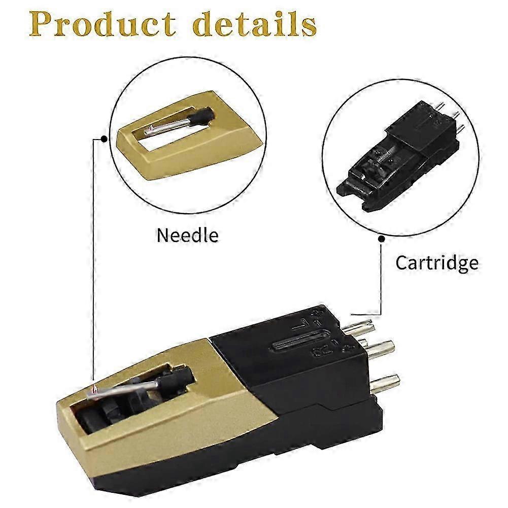 Upgraded Diamond Stylus Record Player Cartridge Replacement for LP Vinyl