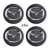 4PCS 56mm Car Hub Centre Cap Car Hub Cap Badge Cover For Mazda 6 3 CX5 2 CX7 Demio Atenza Axela MX30 CX30 CX3 CX9