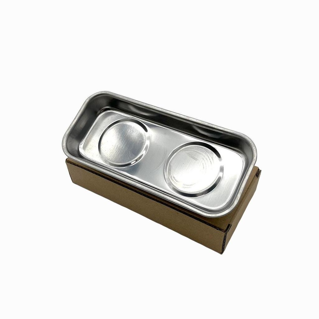 Набор магнитных мисок из нержавеющей стали - 5 штук, тарелки для хранения размером 3", 4" и 6" для инструментов